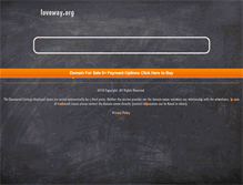 Tablet Screenshot of loveway.org